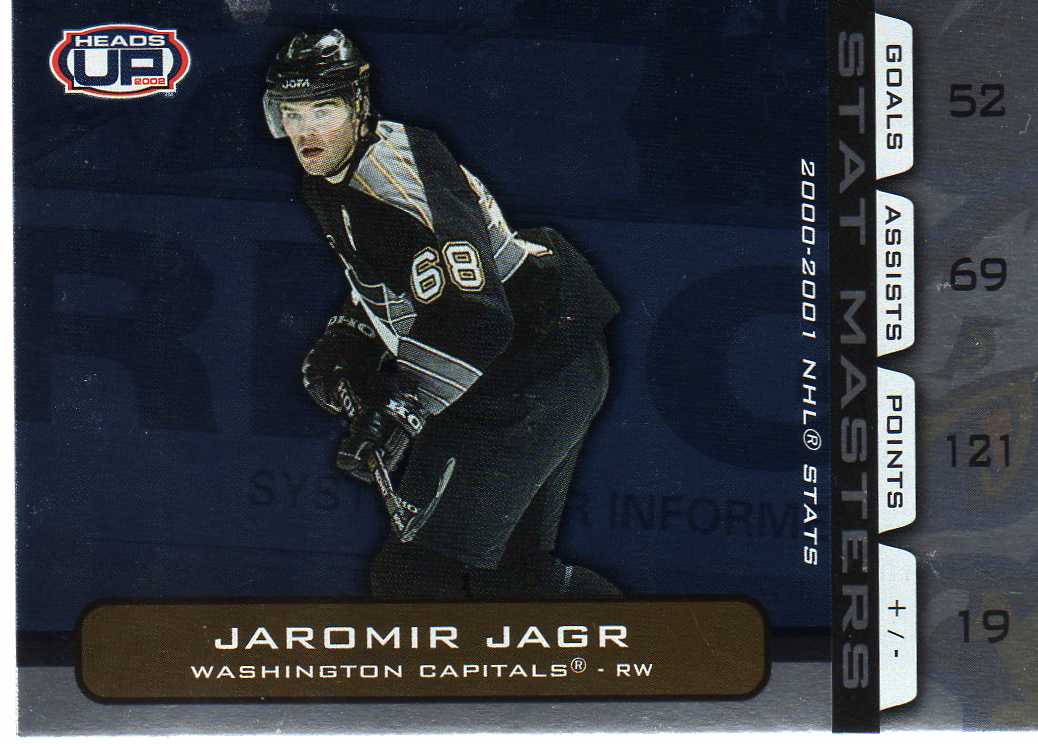 2001-2002 Pacific Heads Up Stat Masters č.20 Jágr Jaromír