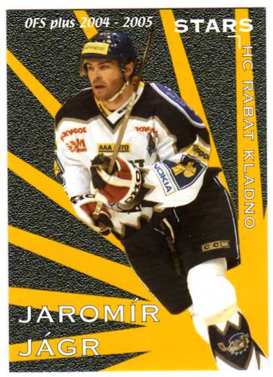 2004-2005 OFS Plus Stars Jaromír Jágr č.J04