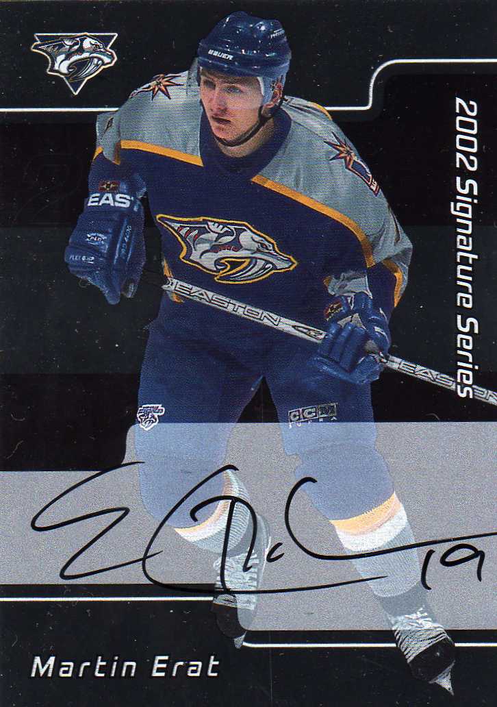 2001-2002 BAP Sinature Autograph č.238 Erat Martin