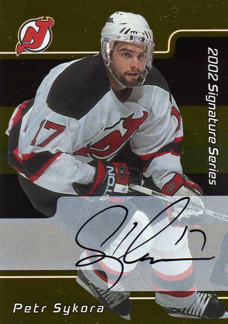 2001-2002 BAP Sinature Autograph Gold č.138 Sýkora Petr