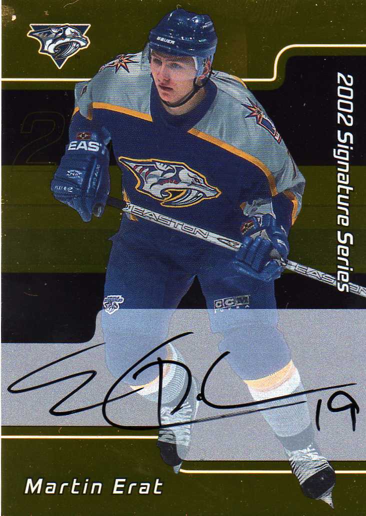 2001-2002 BAP Sinature Autograph Gold č.238 Erat Martin