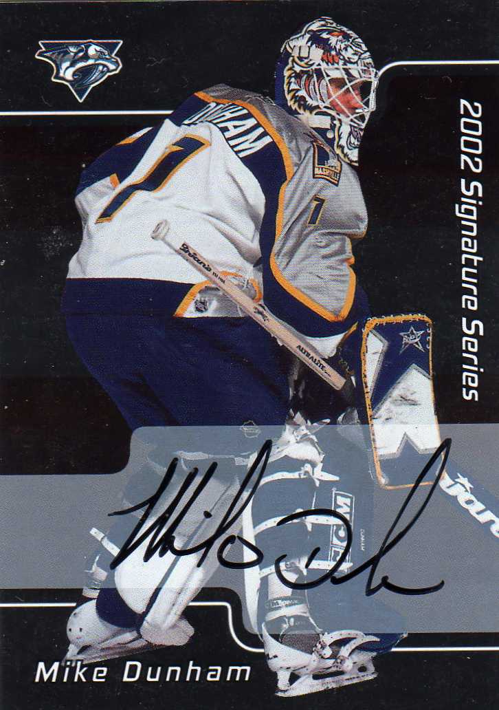 2001-2002 BAP Sinature Autograph č.093 Dunham Mike