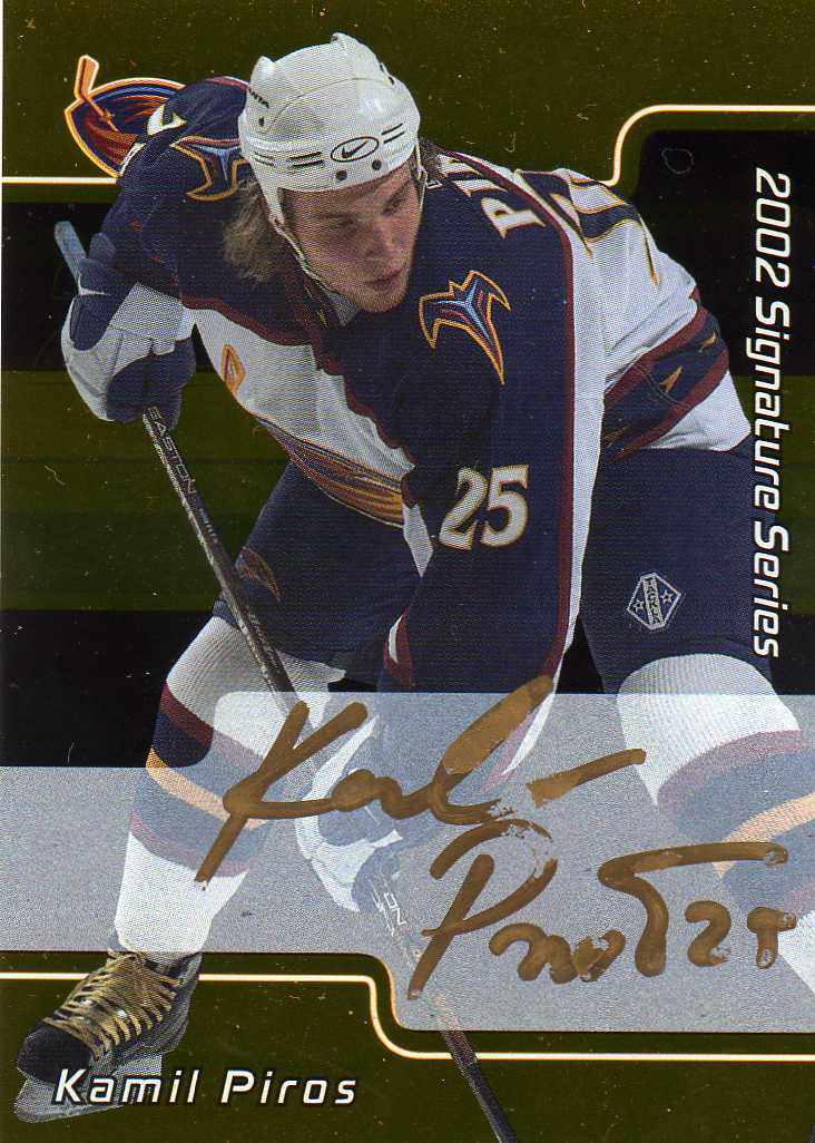 2001-2002 BAP Sinature Autograph Gold č.247 Piroš Kamil