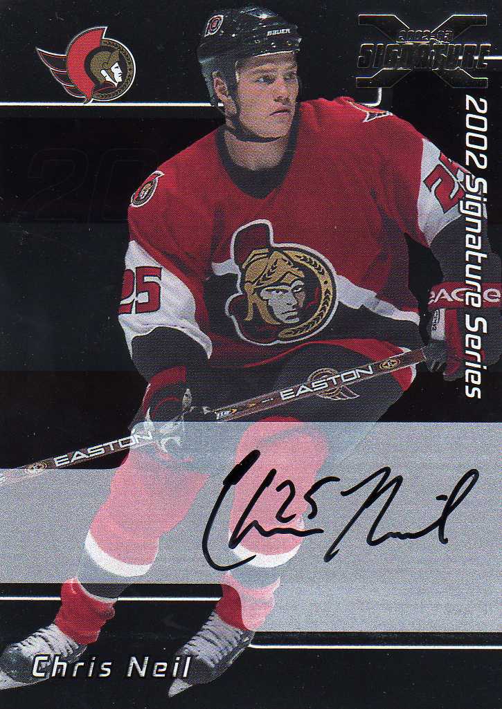 2001-2002 BAP Sinature Autograph č.219 Neil Chris