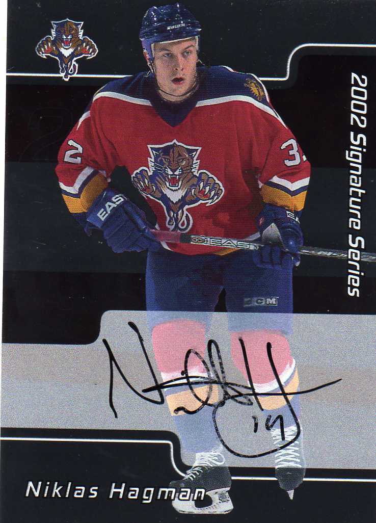 2001-2002 BAP Sinature Autograph č.234 Hagman Niklas