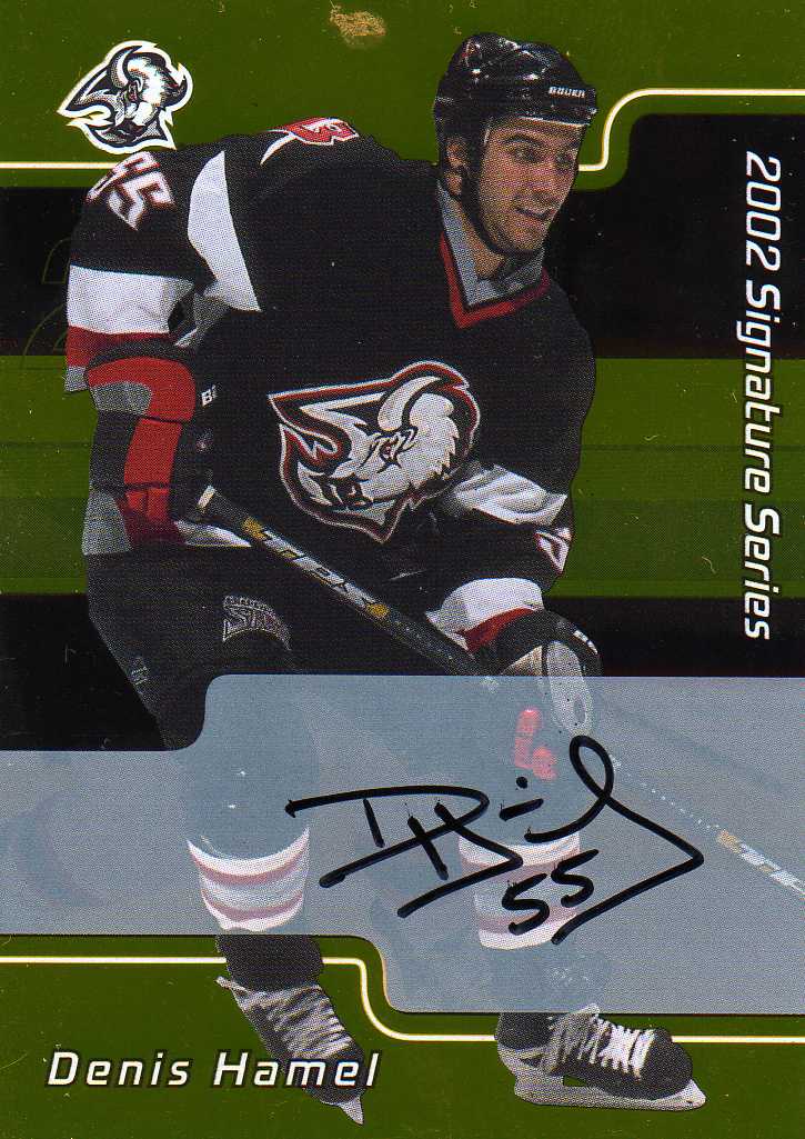 2001-2002 BAP Sinature Autograph Gold č.031 Hamel Denis