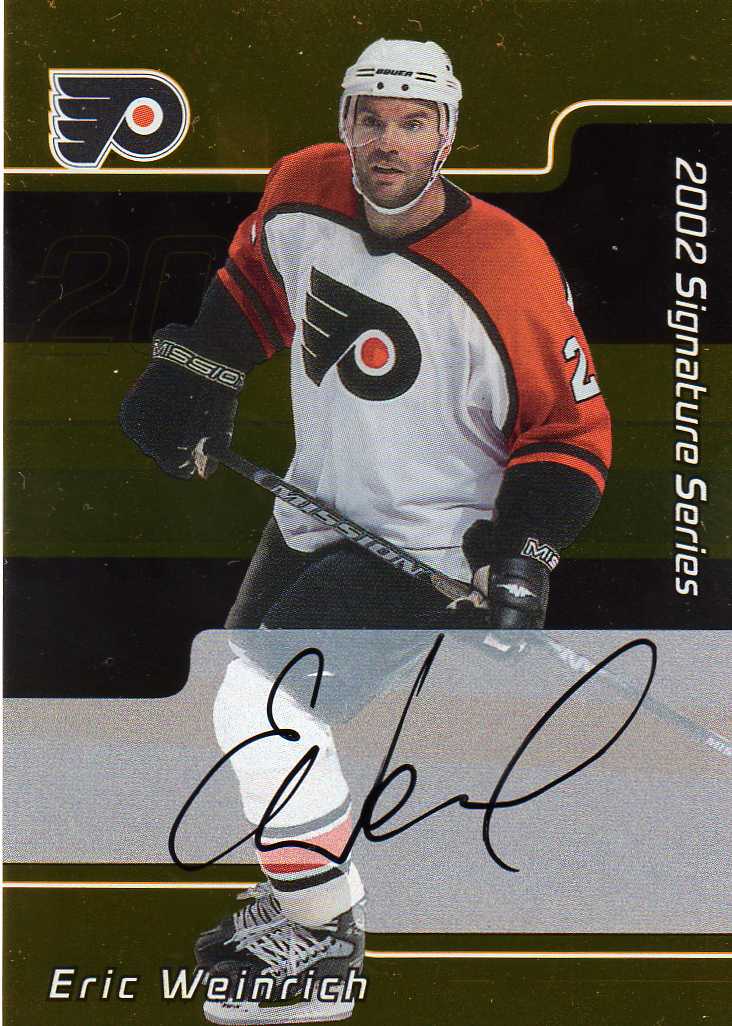 2001-2002 BAP Sinature Autograph Gold č.120 Weinrich Eric