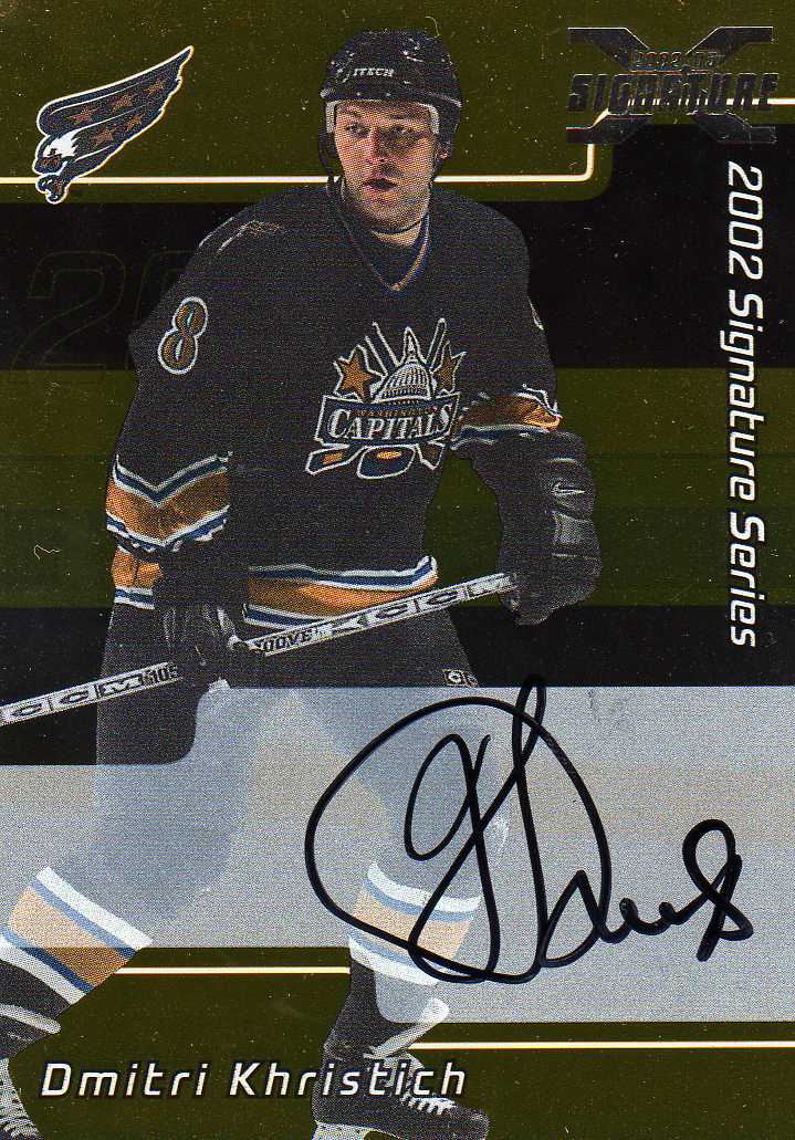 2001-2002 BAP Sinature Autograph Gold č.147 Khristich Dmitri