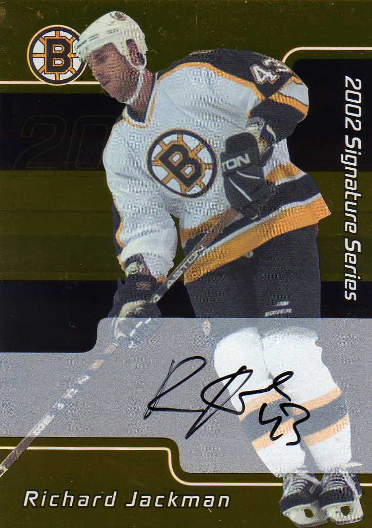 2001-2002 BAP Sinature Autograph Gold č.208 Jackman Richard