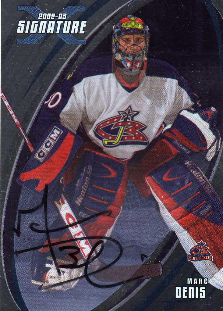 2002-2003 BAP Sinature Autograph č.020 Denis Mark