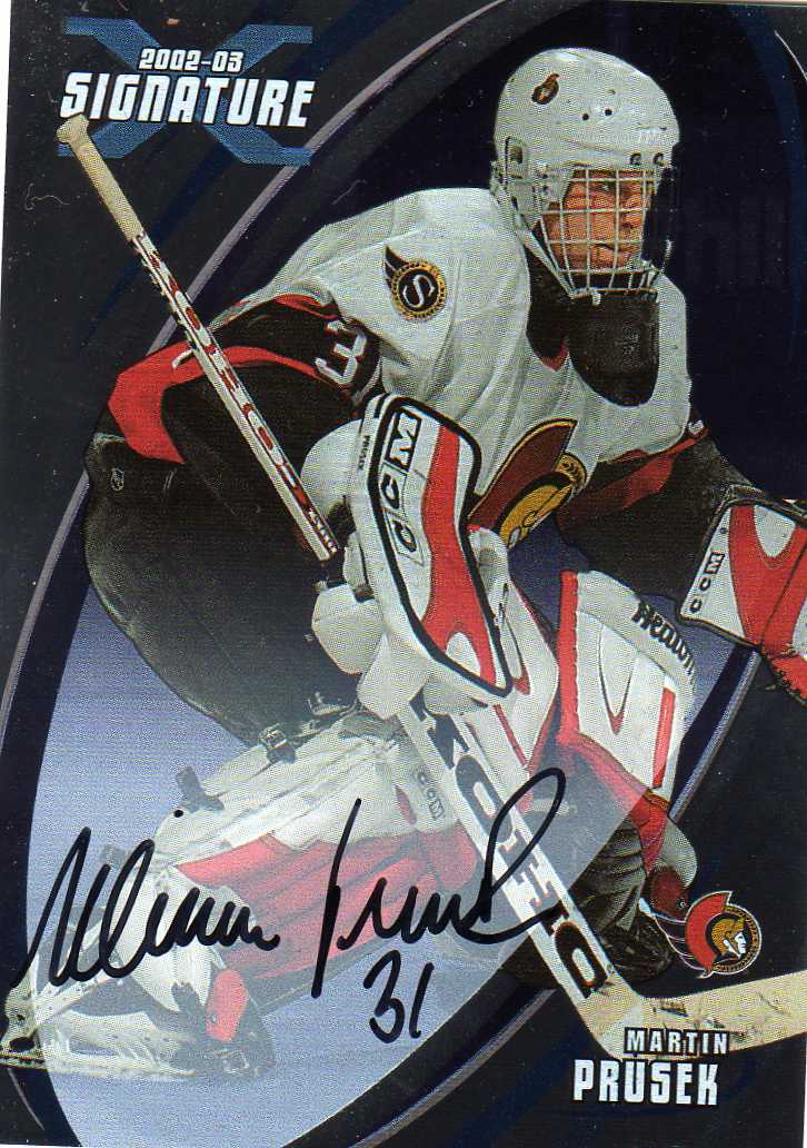 2002-2003 BAP Sinature Autograph č.111 Prusek Martin