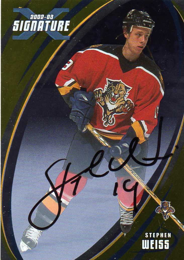 2002-2003 BAP Sinature Autograph Gold č.156 Weiss Stephen