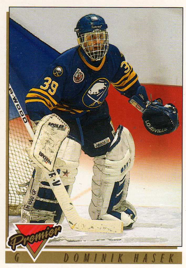 1993-1994 Topps Premier č.320 1992-1993 Score č.373 Hašek Dominik