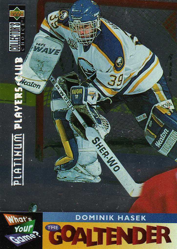 1995-1996 UD Collectors Choice Platinum Players Club č.367 Hašek Dominik