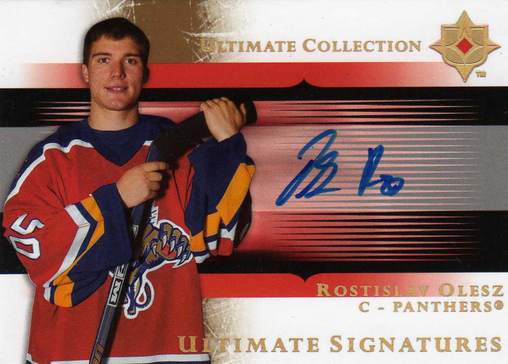 2005-2006 UD Ultimate Collection Ultimate Signatures č.US-RO Olesz Rostislav