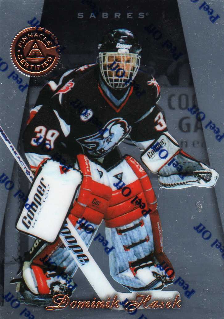 1997-1998 Pinnacle Certificed č.1 1997-1998 Leaf č.2 Hašek Dominik