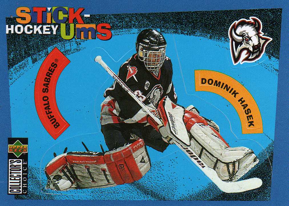 1997-1998 UD Collectors Choice Stick-Ums č.S30 Hašek Dominik