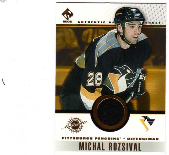 2001-2002 PS Game-Used Gear č.83 Rozsíval Michal