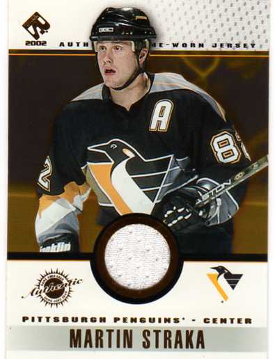2001-2002 PS Game-Used Gear č.85 Straka Martin
