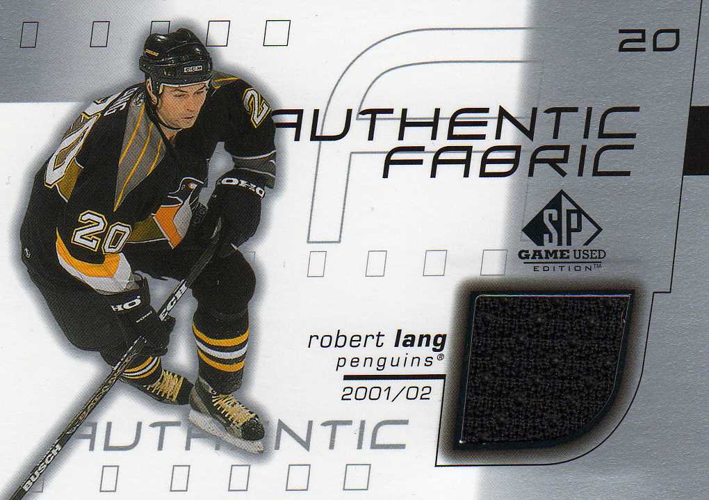 2001-2002 SP Game Used Authentic Fabrics č.AF-RL Lang Robert