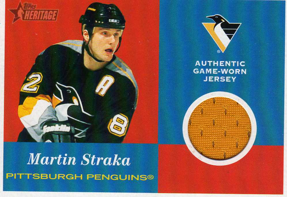 2001-2002 Topps Heritage Jersey č.J-MS Straka Martin