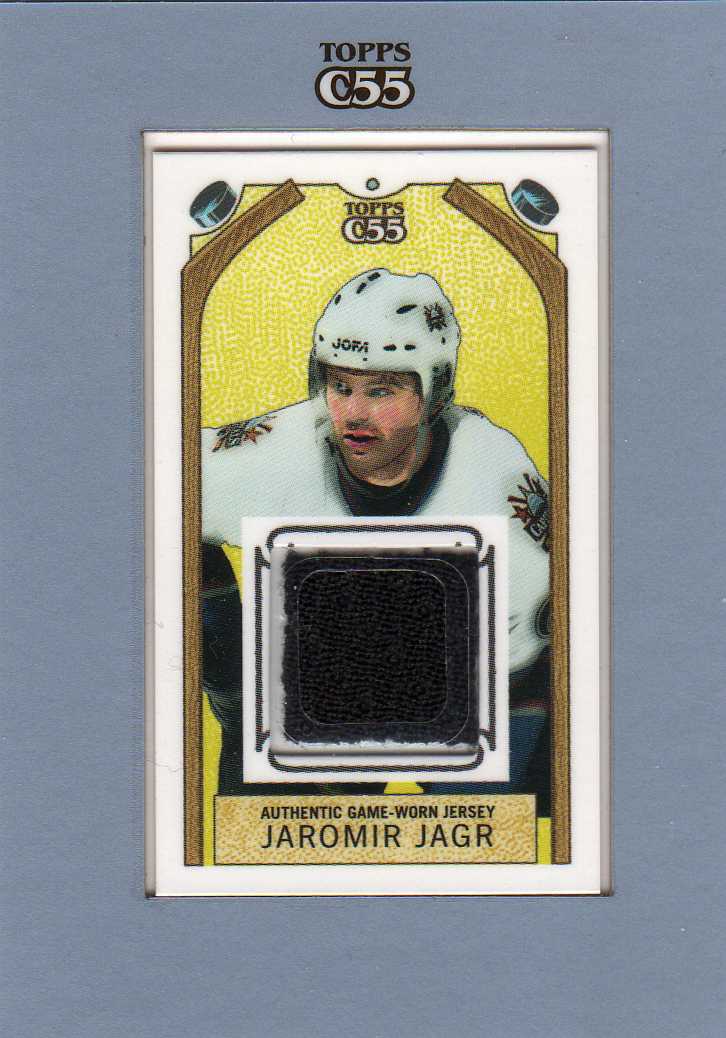 2003-2004 Topps C55 Game-Worn Jersey č.TR-JJ Jaromír Jágr