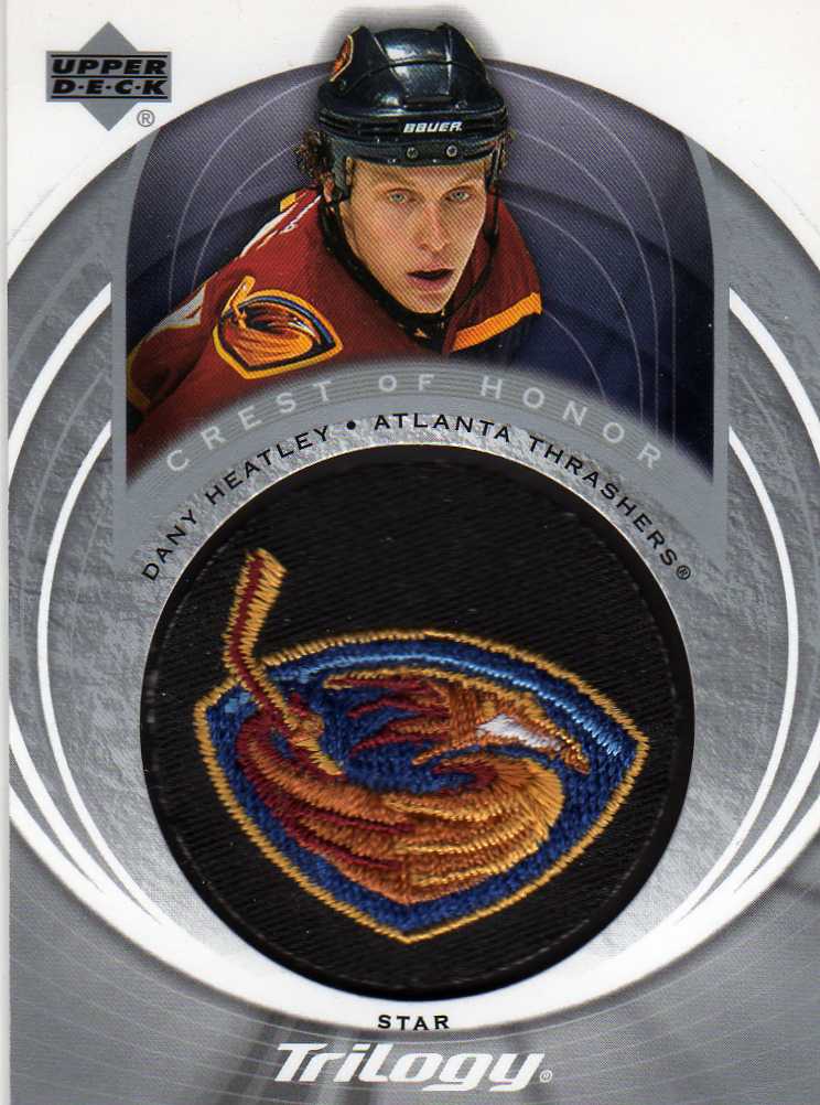 2003-2004 UD Trilogy Jersey č.103 Heatley Dany