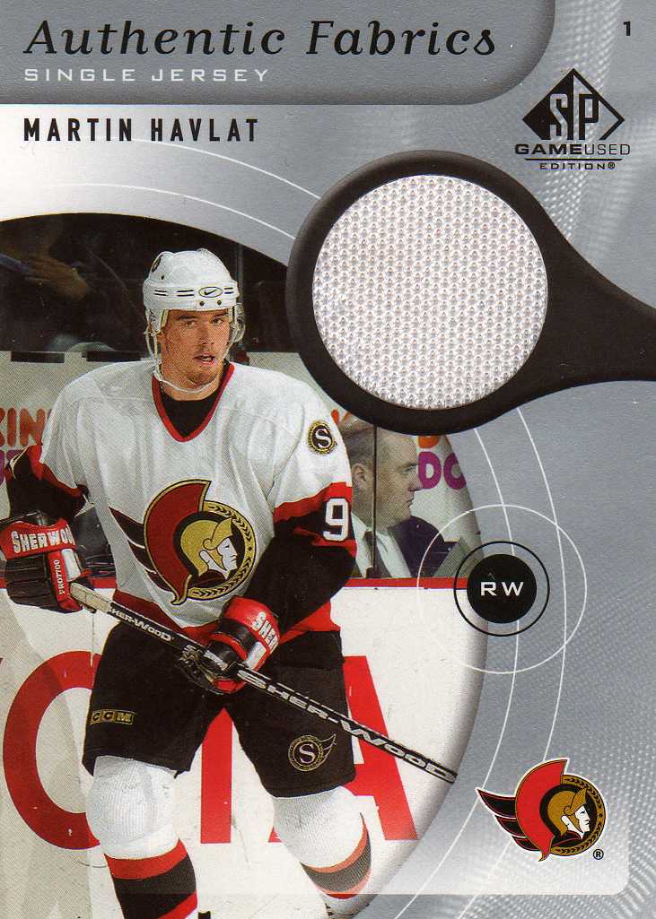 2005-2006 SP Game Used Authentic Fabrics č.AF-HV Havlát Martin