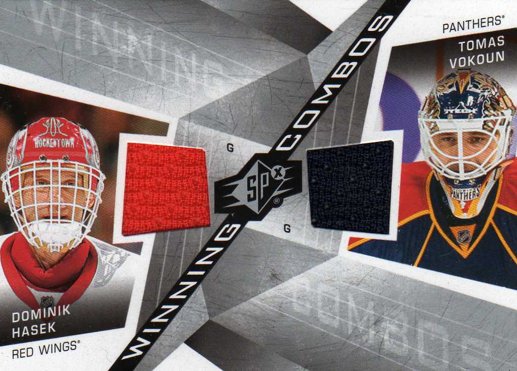 2008-2009 SPx Winning Combos č.WC-VH Vokoun Tomáš - Hašek Dominik