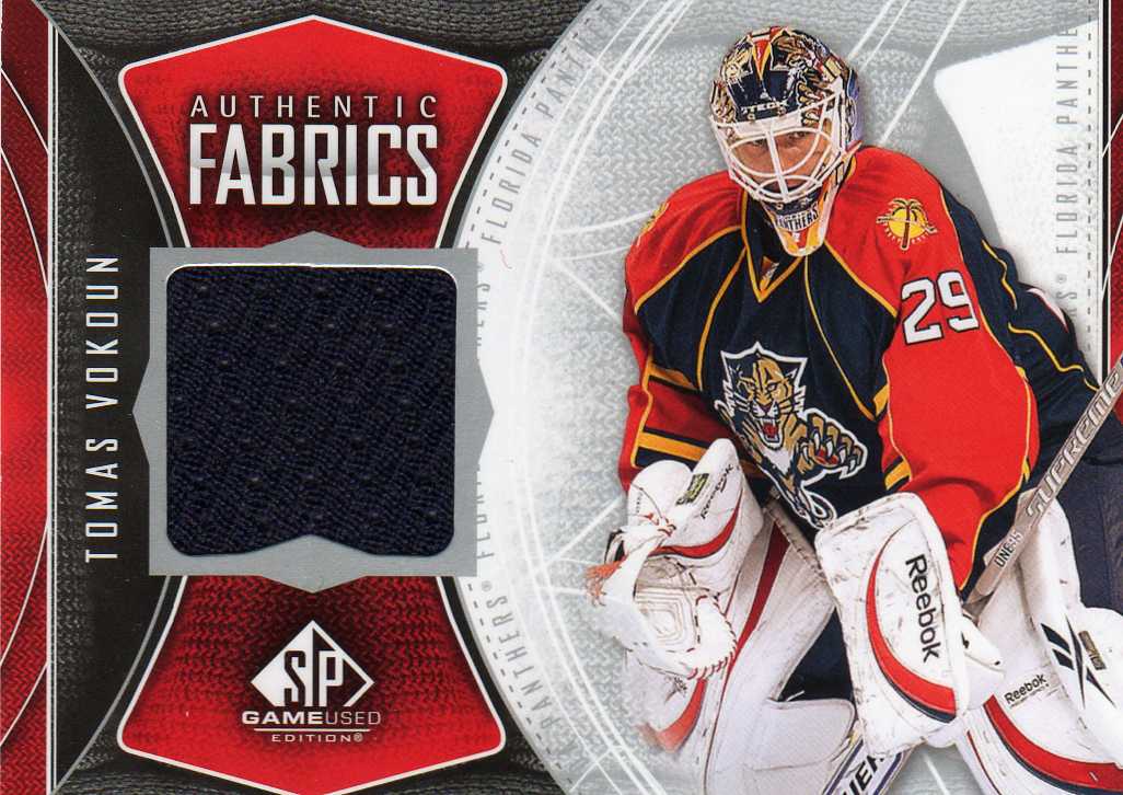 2009-2010 SP Game Used  Authentic Fabrics č.AF-VO Vokoun Tomáš