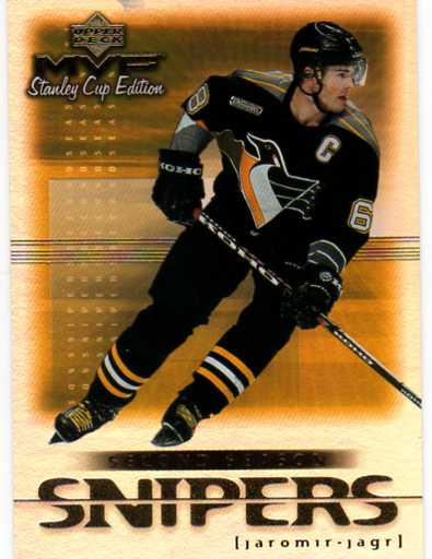 1999-2000 UD MVP Stanley Cup Edition Second Season Sniper č.SS10 Jágr Jaromír