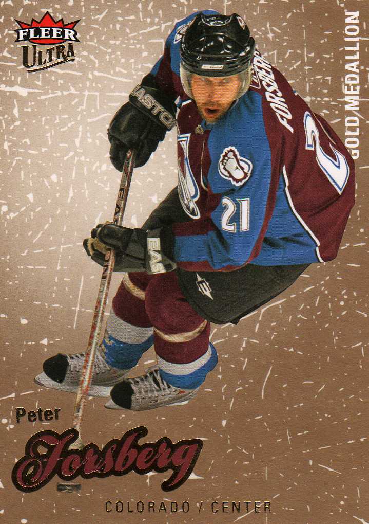 2008-2009 Fleer Ultra Gold Medallion č.131 Forsberg Peter