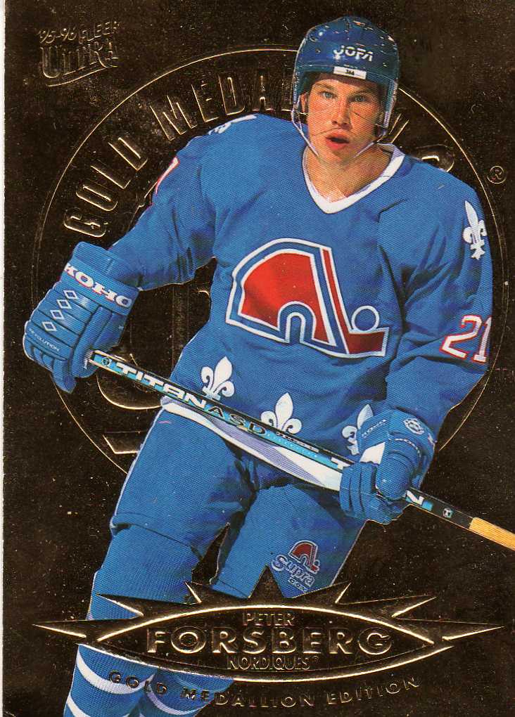 1995-1996 Fleer Ultra Goldmedallion č.132 Forsberg Peter