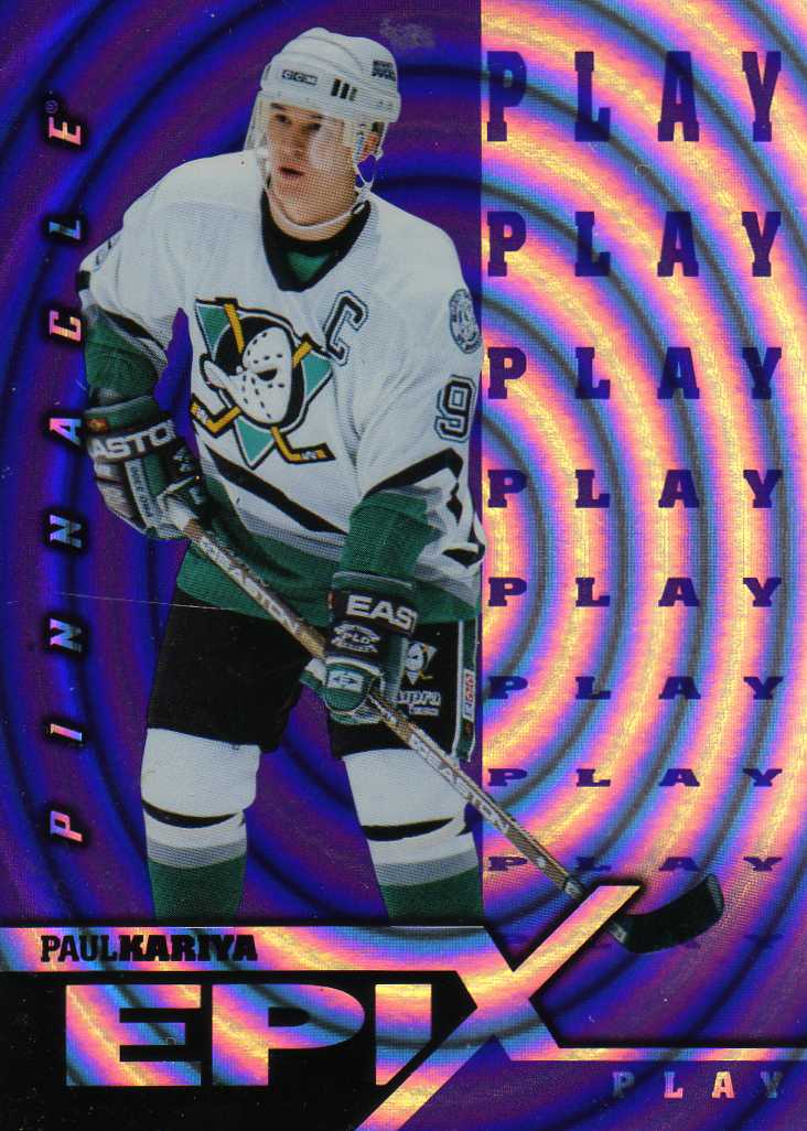 1997-1998 Pinnacle Epix Play Purple č.E19 Kariya Paul