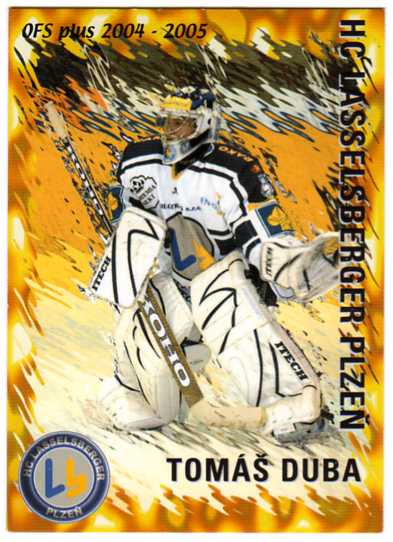 2004-2005 OFS Plus Klubová karta  HC Lasselsberger Plzeň Duba Tomáš