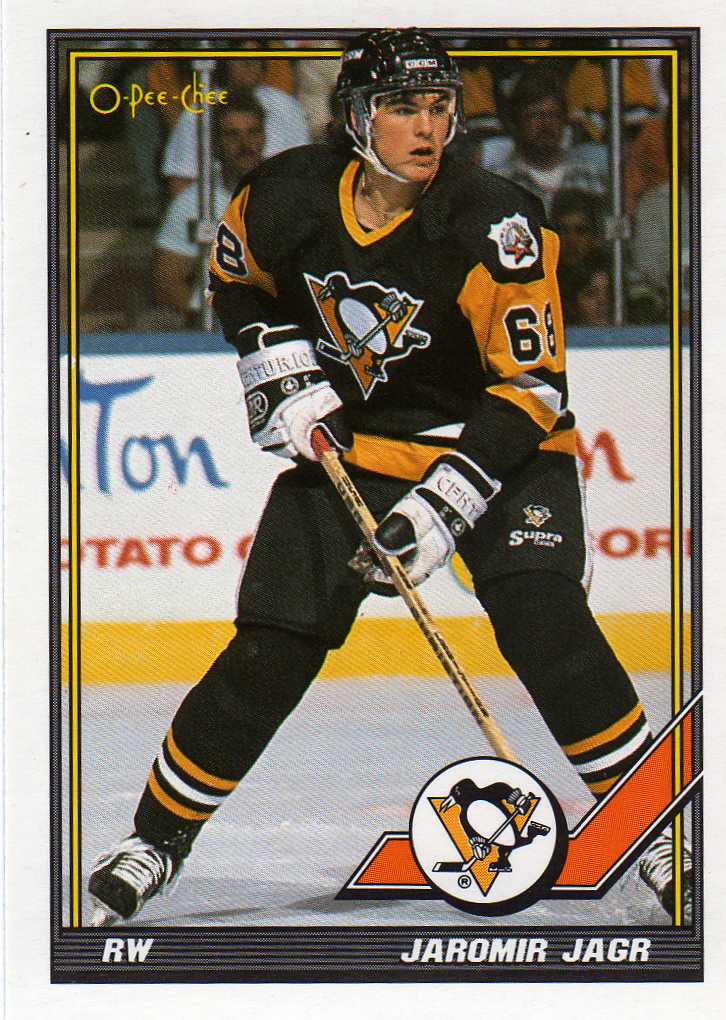 1991-1992 O-Pee-Chee č.40 Jágr Jaromír